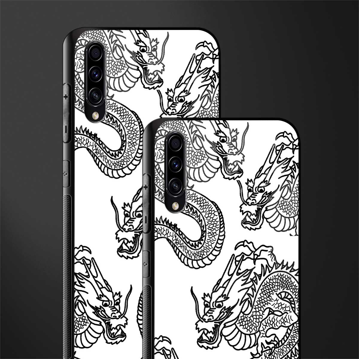 dragons lite glass case for samsung galaxy a70 image-2