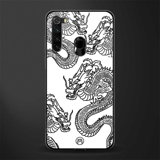 dragons lite glass case for redmi note 8 image