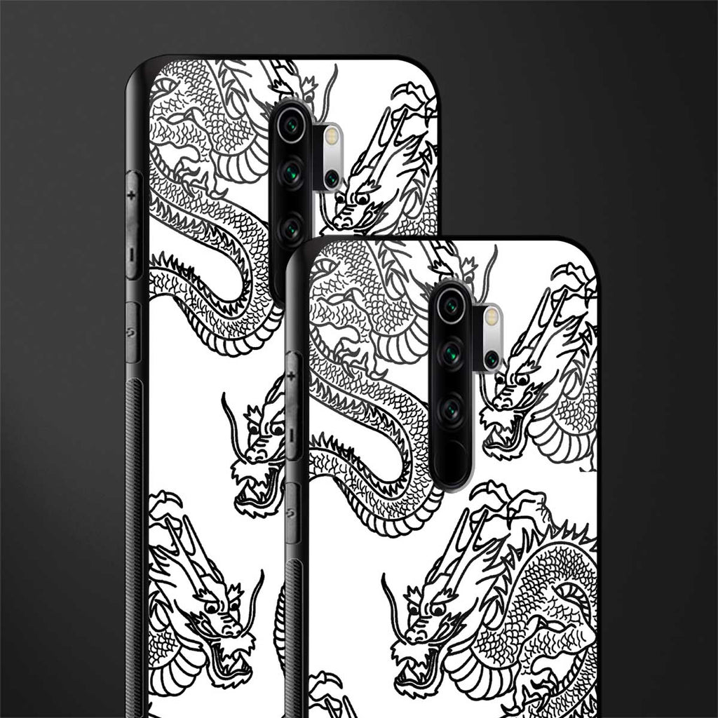 dragons lite glass case for redmi note 8 pro image-2