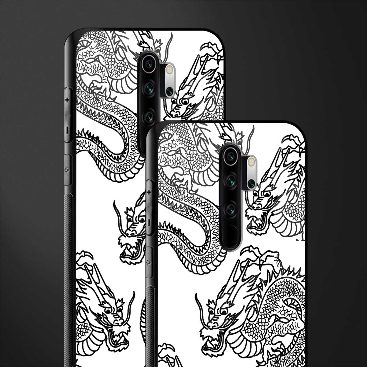 dragons lite glass case for redmi note 8 pro image-2