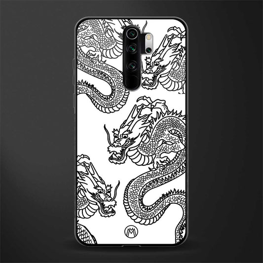 dragons lite glass case for redmi note 8 pro image