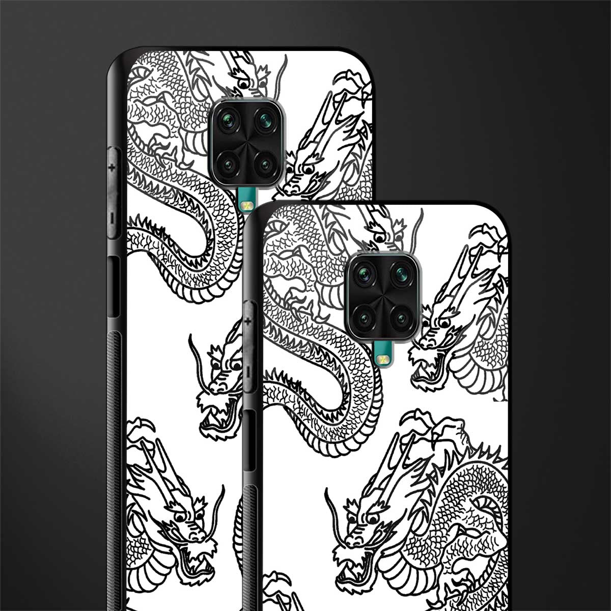 dragons lite glass case for redmi note 9 pro image-2