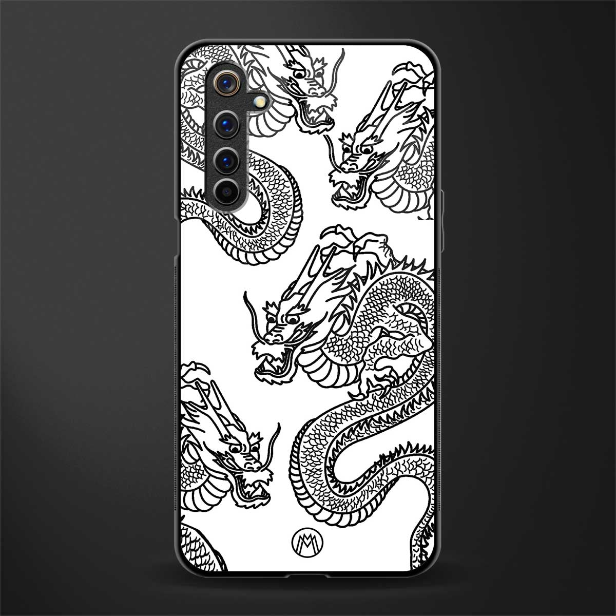 dragons lite glass case for realme 6 pro image