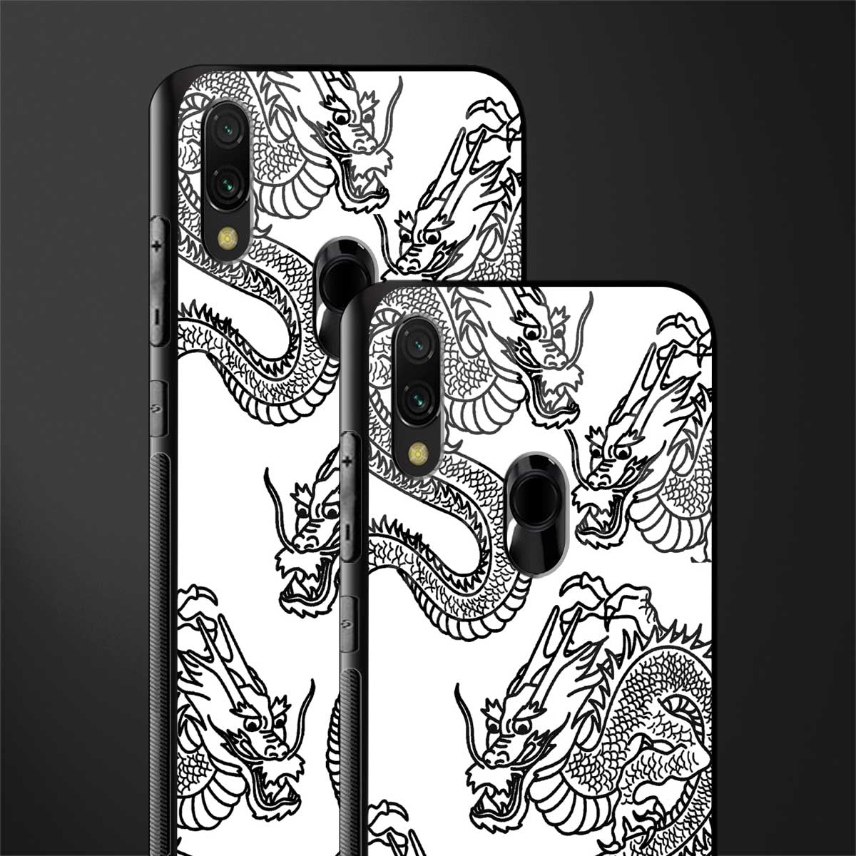 dragons lite glass case for redmi note 7 pro image-2