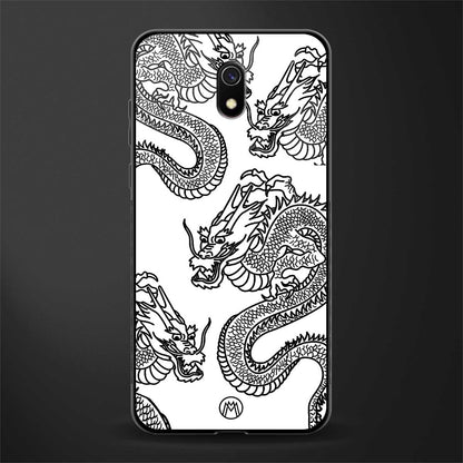 dragons lite glass case for redmi 8a image