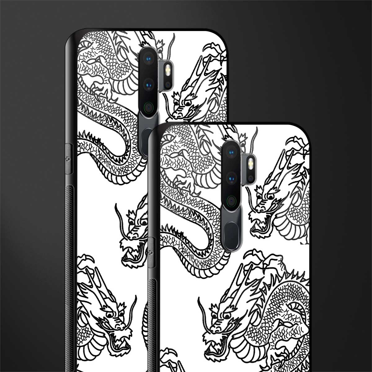 dragons lite glass case for oppo a5 2020 image-2