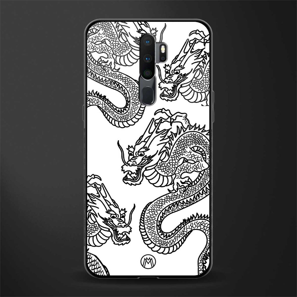 dragons lite glass case for oppo a5 2020 image