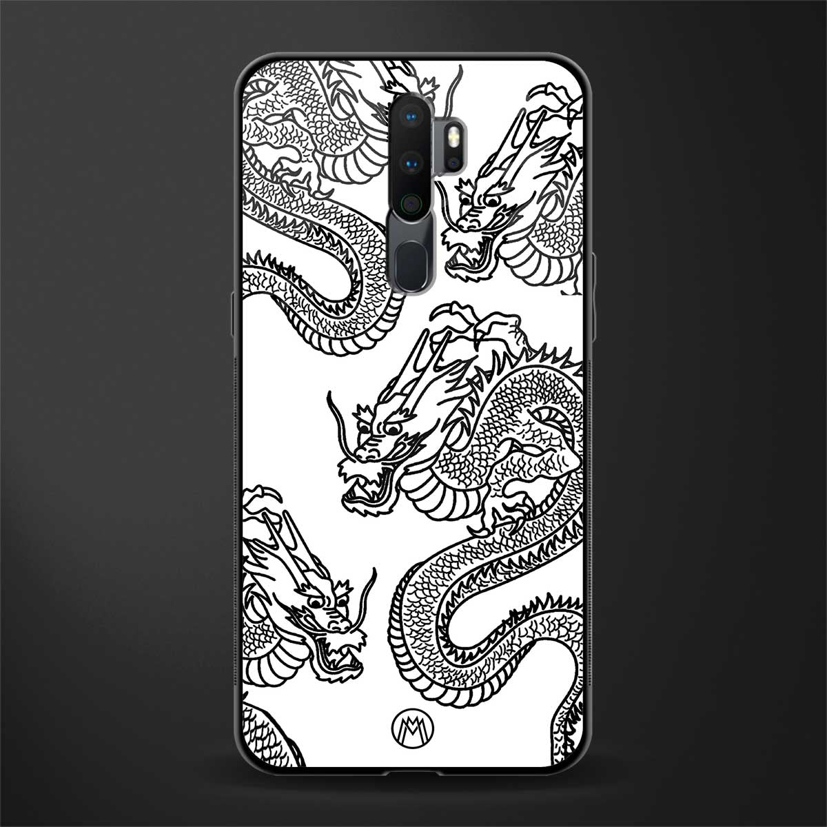 dragons lite glass case for oppo a5 2020 image