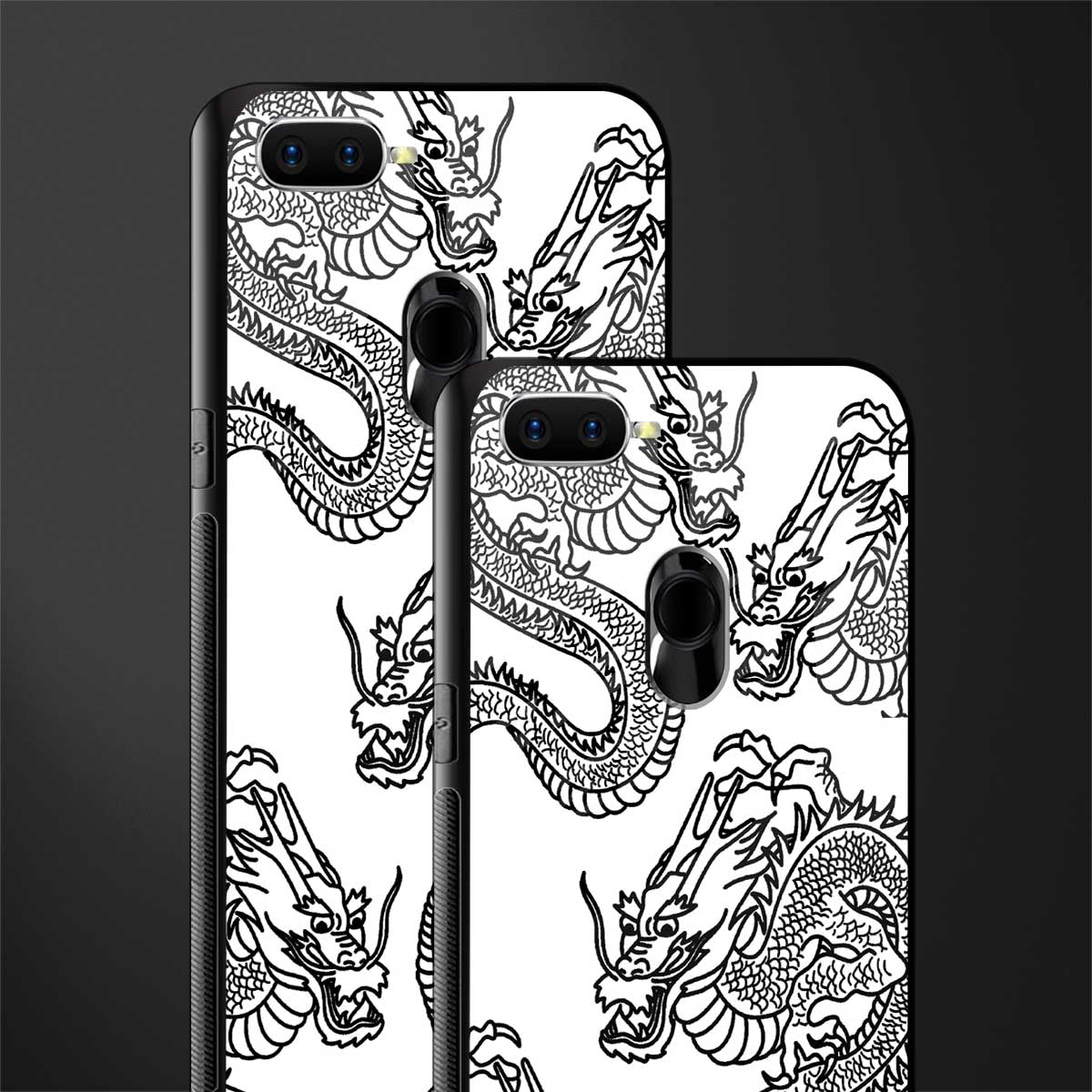 dragons lite glass case for oppo a7 image-2