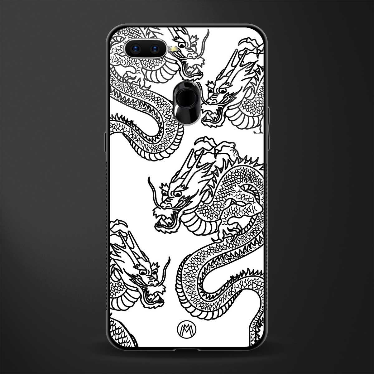 dragons lite glass case for oppo a7 image