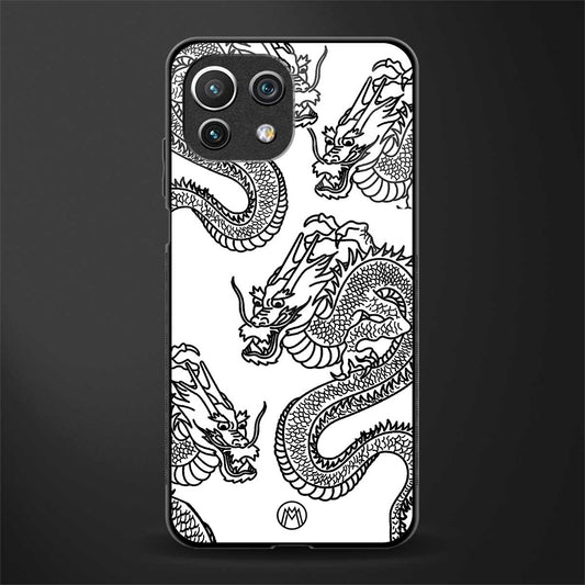 dragons lite glass case for mi 11 lite image