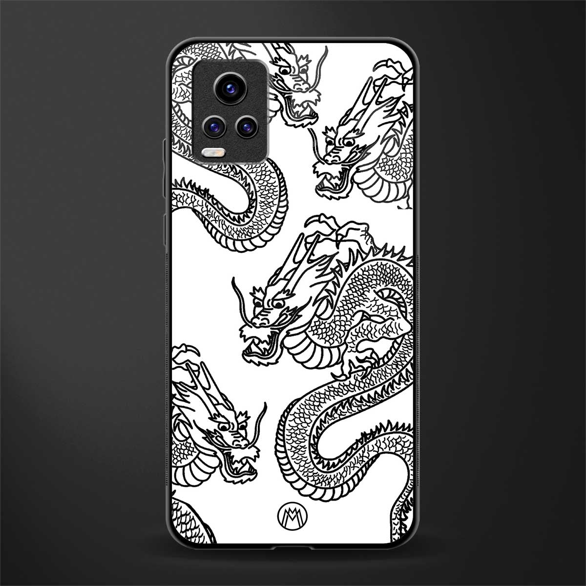 dragons lite back phone cover | glass case for vivo y73