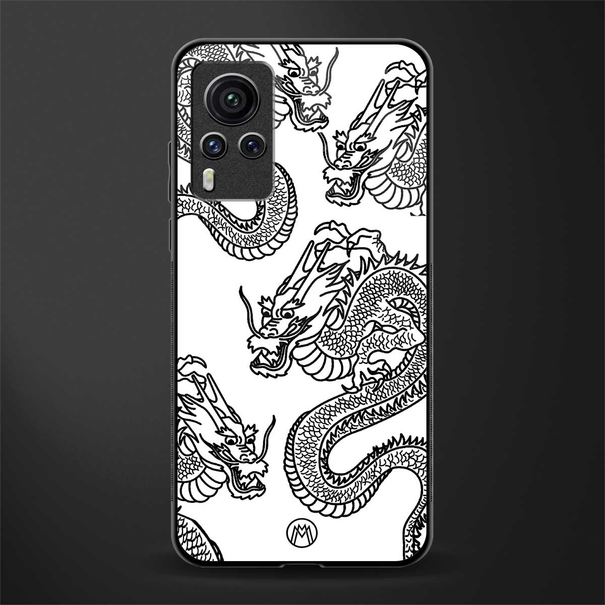 dragons lite glass case for vivo x60 pro image