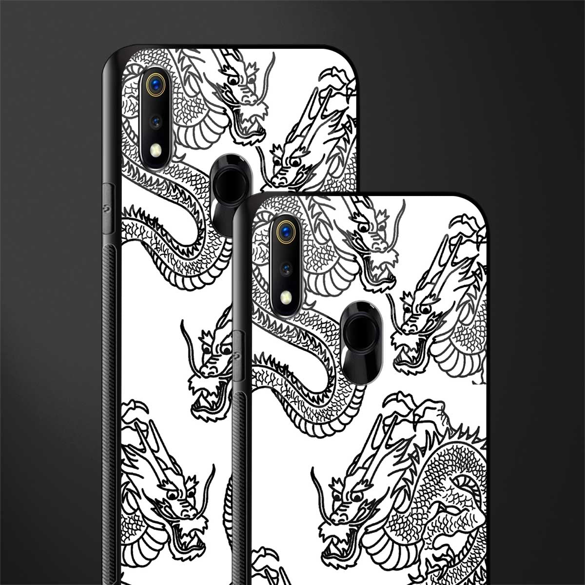 dragons lite glass case for realme 3 pro image-2