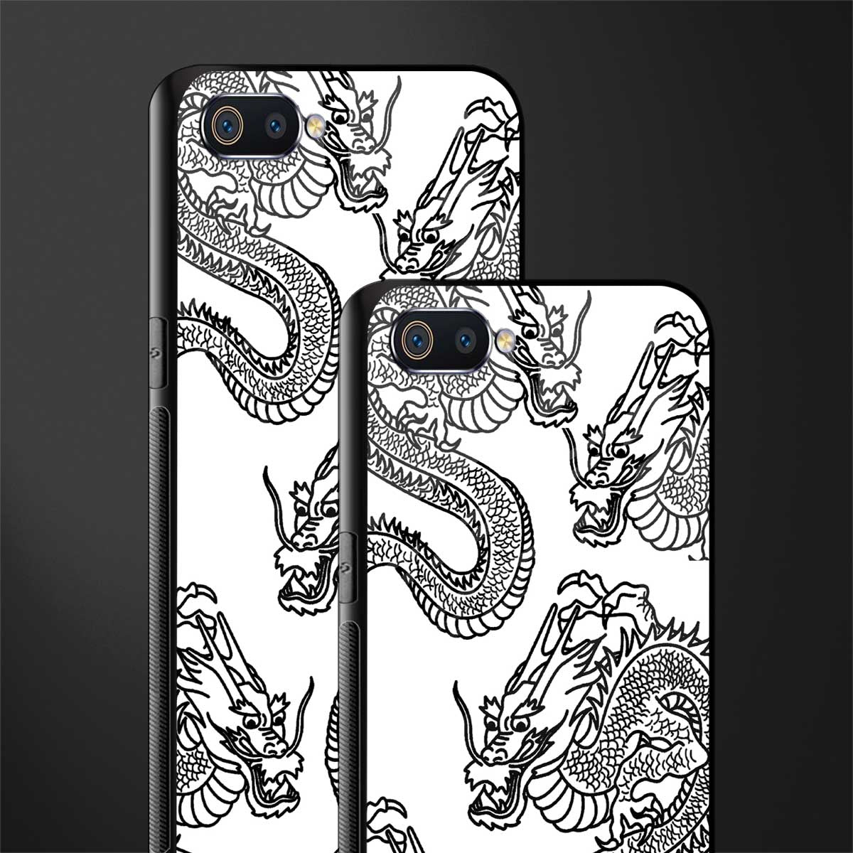 dragons lite glass case for oppo a1k image-2