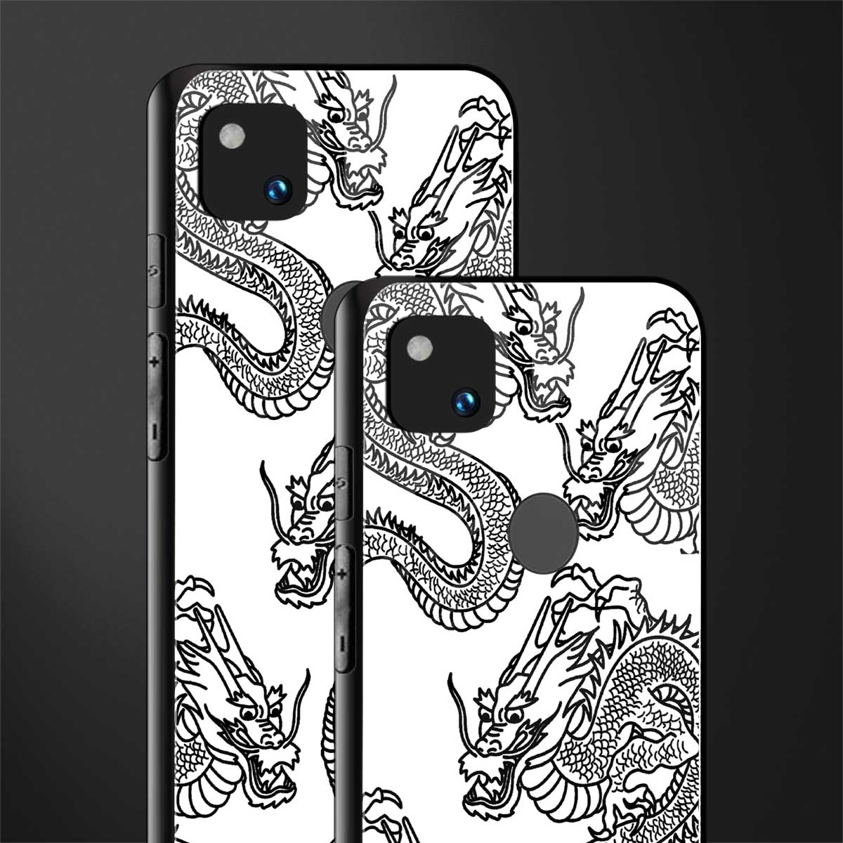 dragons lite back phone cover | glass case for google pixel 4a 4g