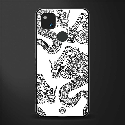 dragons lite back phone cover | glass case for google pixel 4a 4g