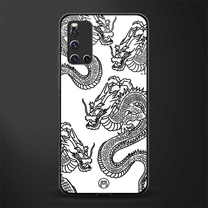 dragons lite glass case for vivo v19 image