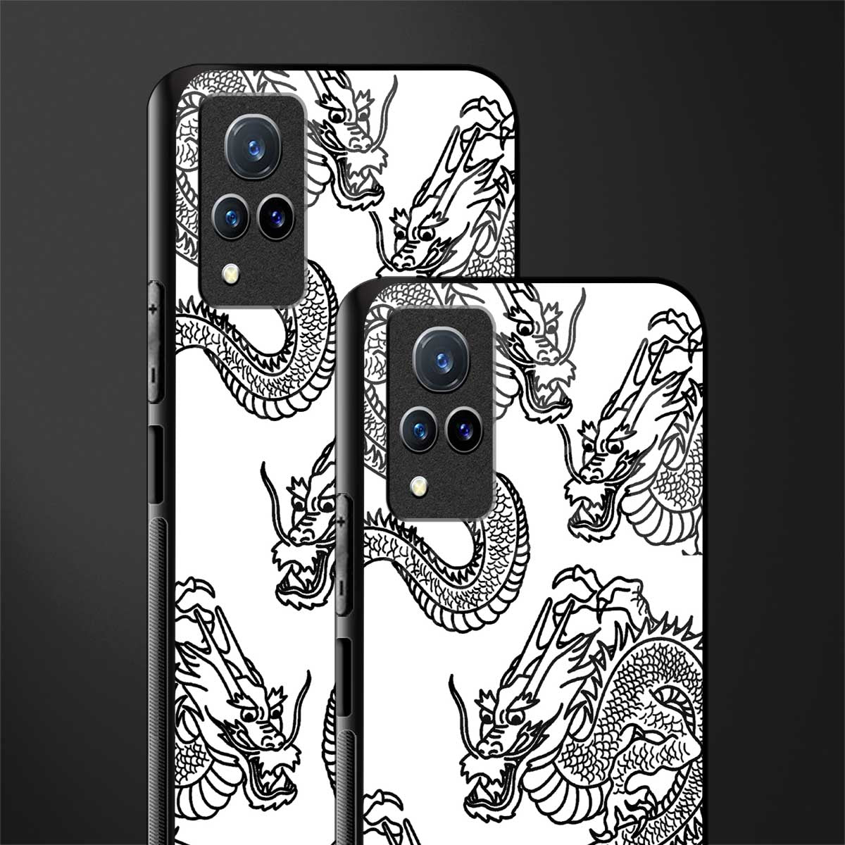 dragons lite glass case for vivo v21 5g image-2