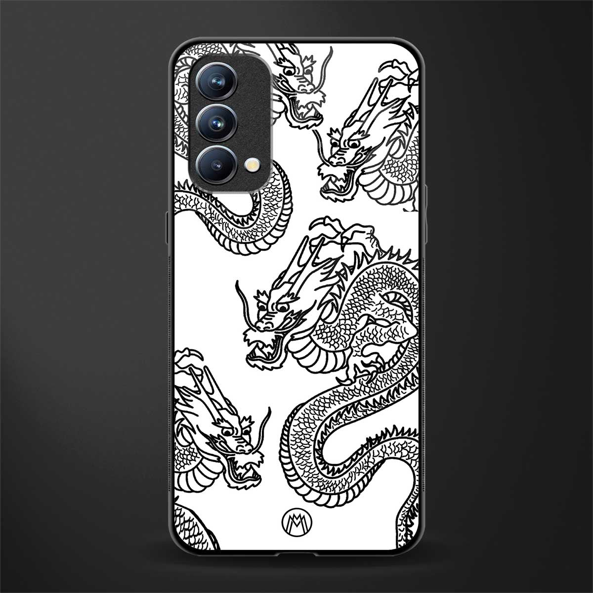 dragons lite glass case for oppo f19s image