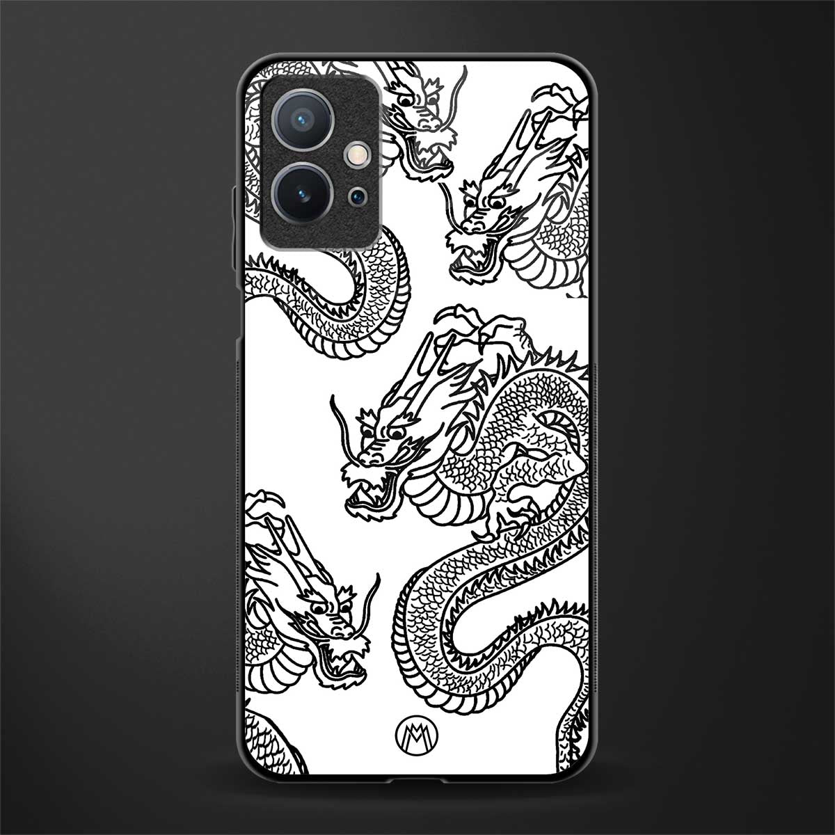 dragons lite glass case for vivo y75 5g image