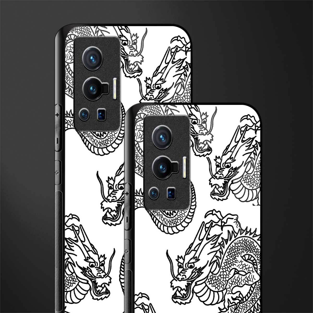 dragons lite glass case for vivo x70 pro image-2