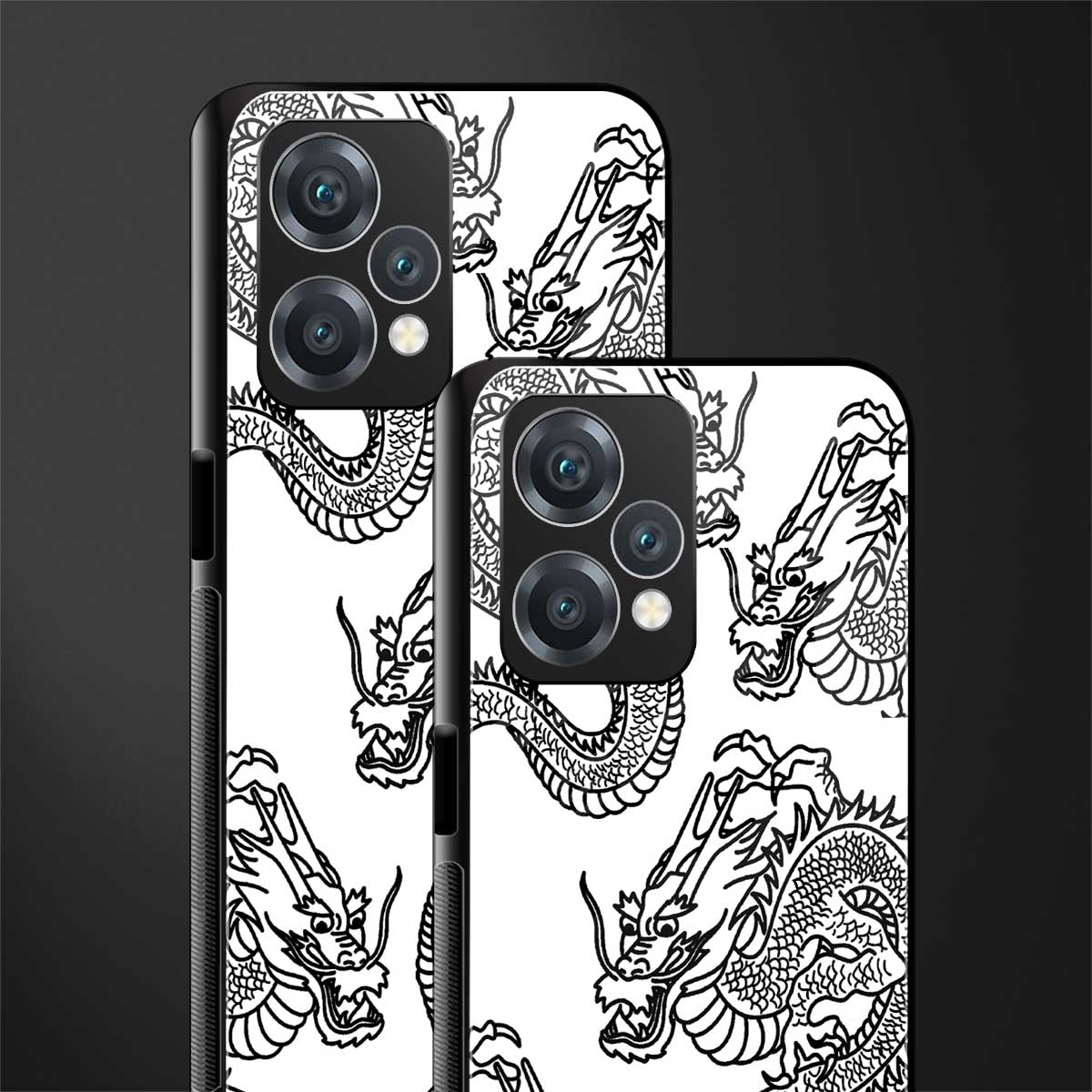 dragons lite back phone cover | glass case for realme 9 pro 5g