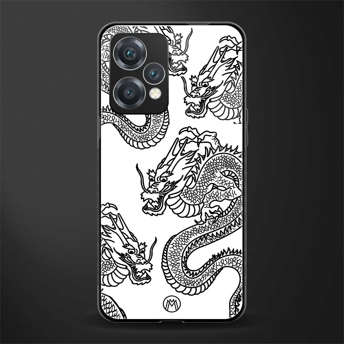 dragons lite back phone cover | glass case for realme 9 pro 5g