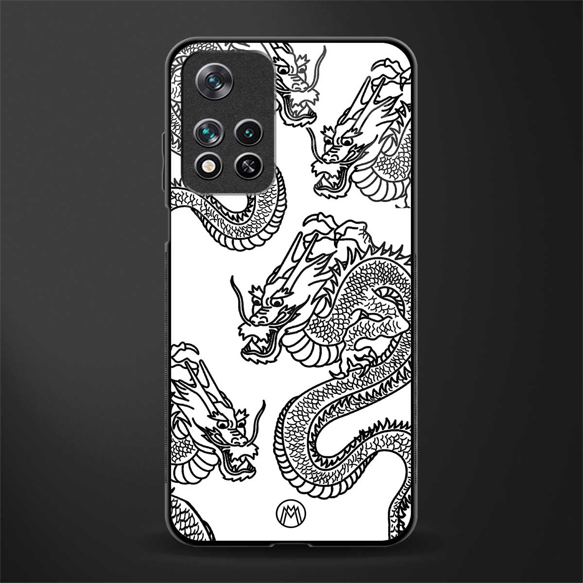 dragons lite glass case for poco m4 pro 5g image