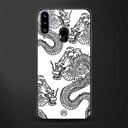 dragons lite glass case for samsung galaxy a20s image