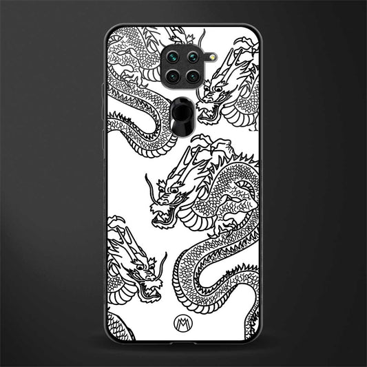 dragons lite glass case for redmi note 9 image