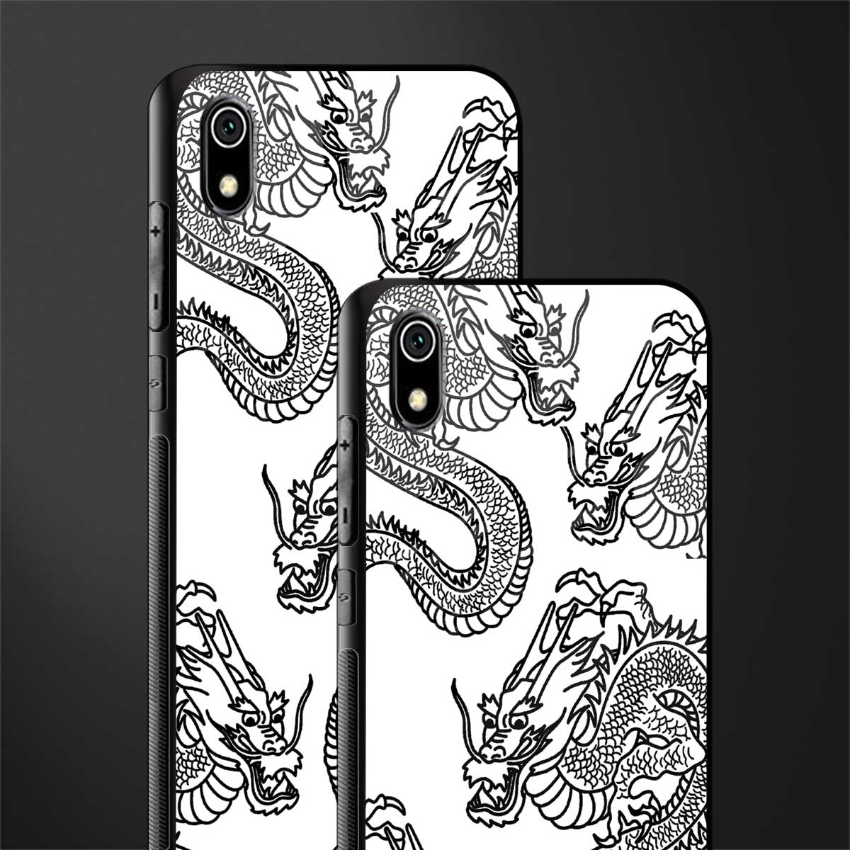 dragons lite glass case for redmi 7a image-2