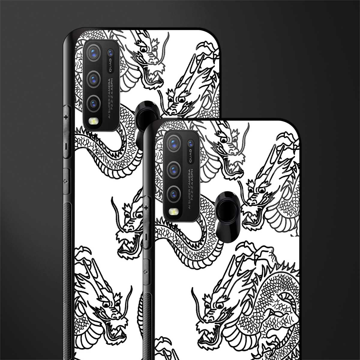 dragons lite glass case for vivo y50 image-2