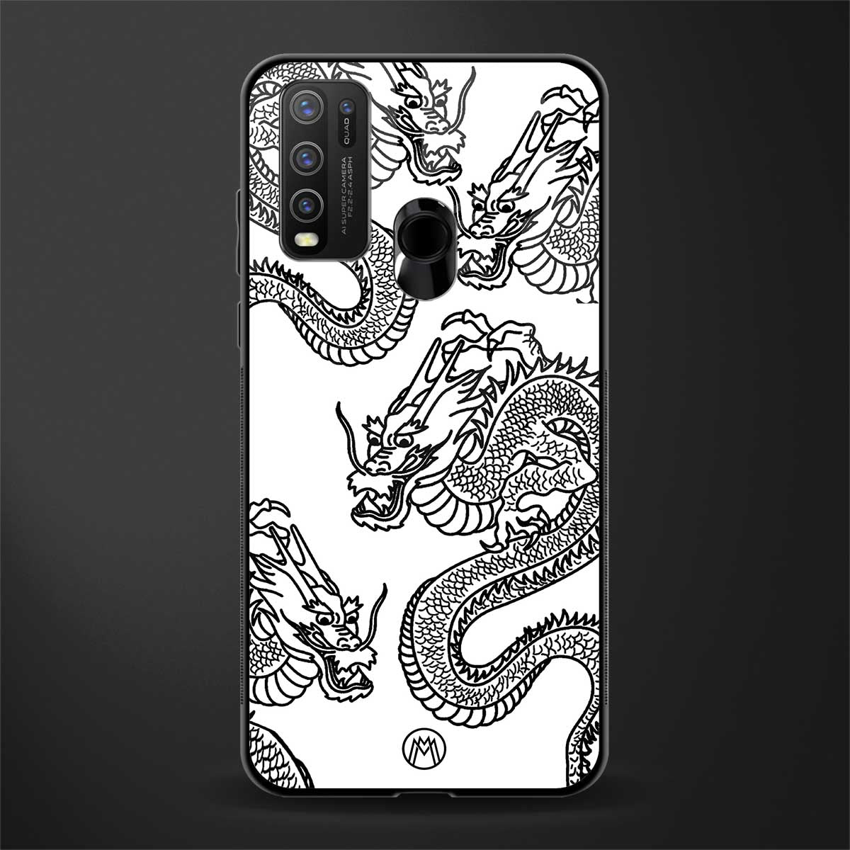 dragons lite glass case for vivo y50 image