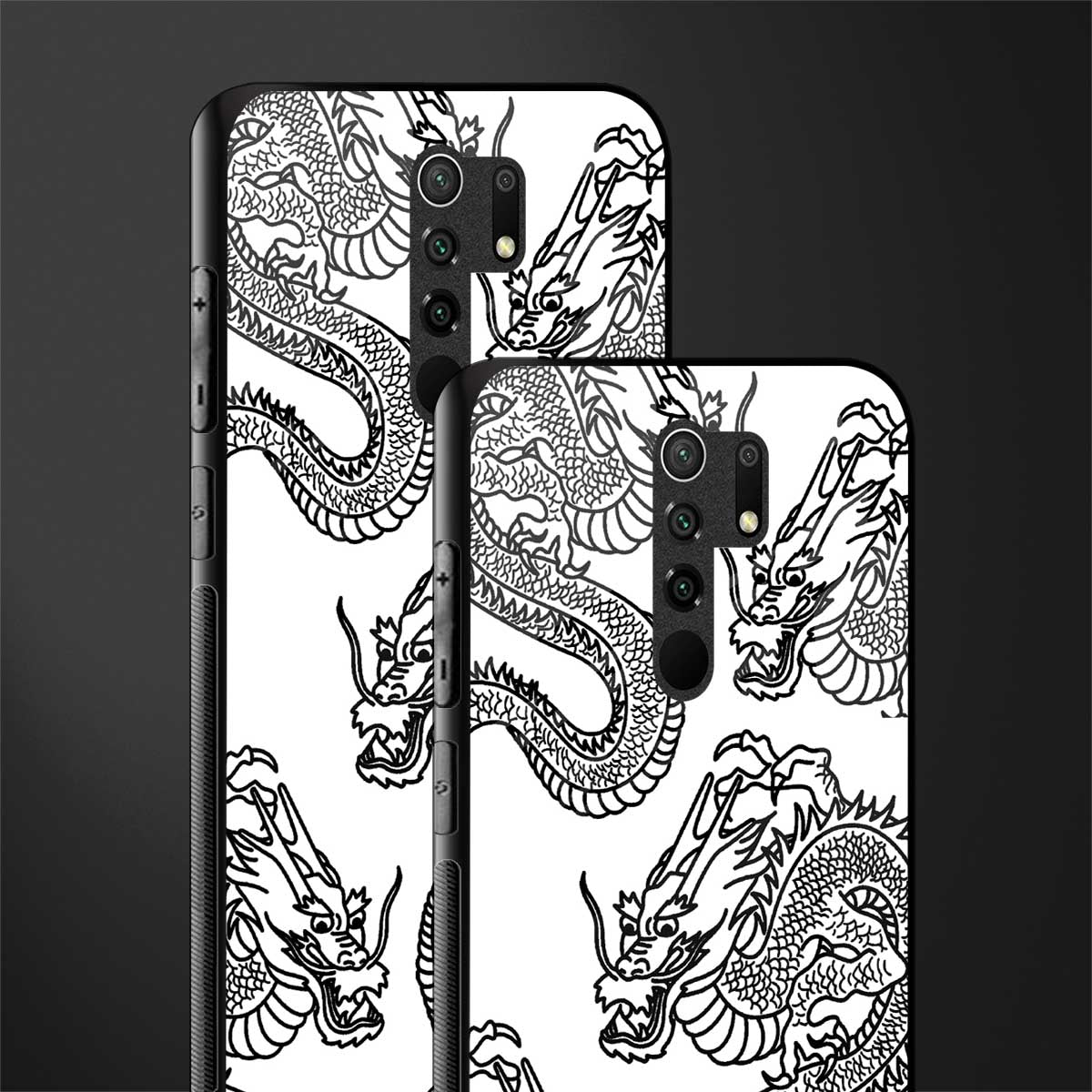 dragons lite glass case for redmi 9 prime image-2