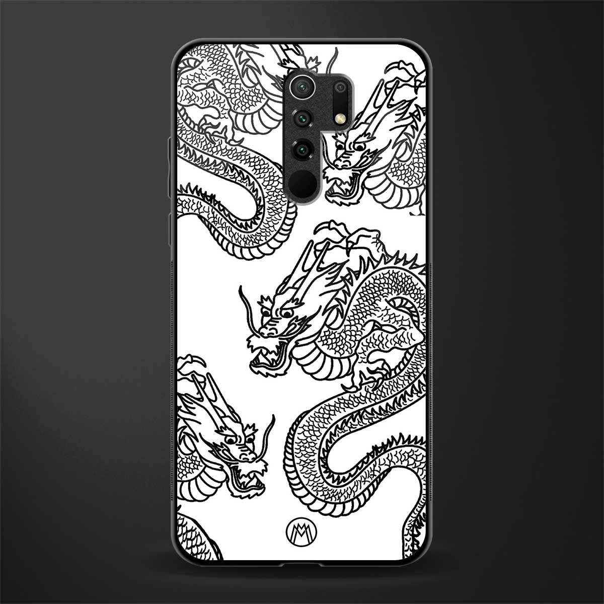 dragons lite glass case for poco m2 image