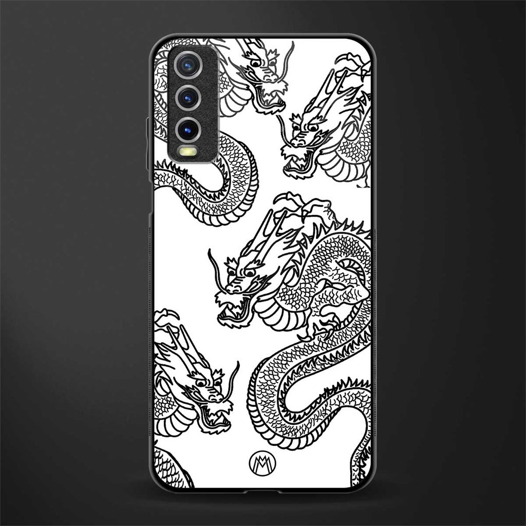dragons lite glass case for vivo y20i vivo y20t image