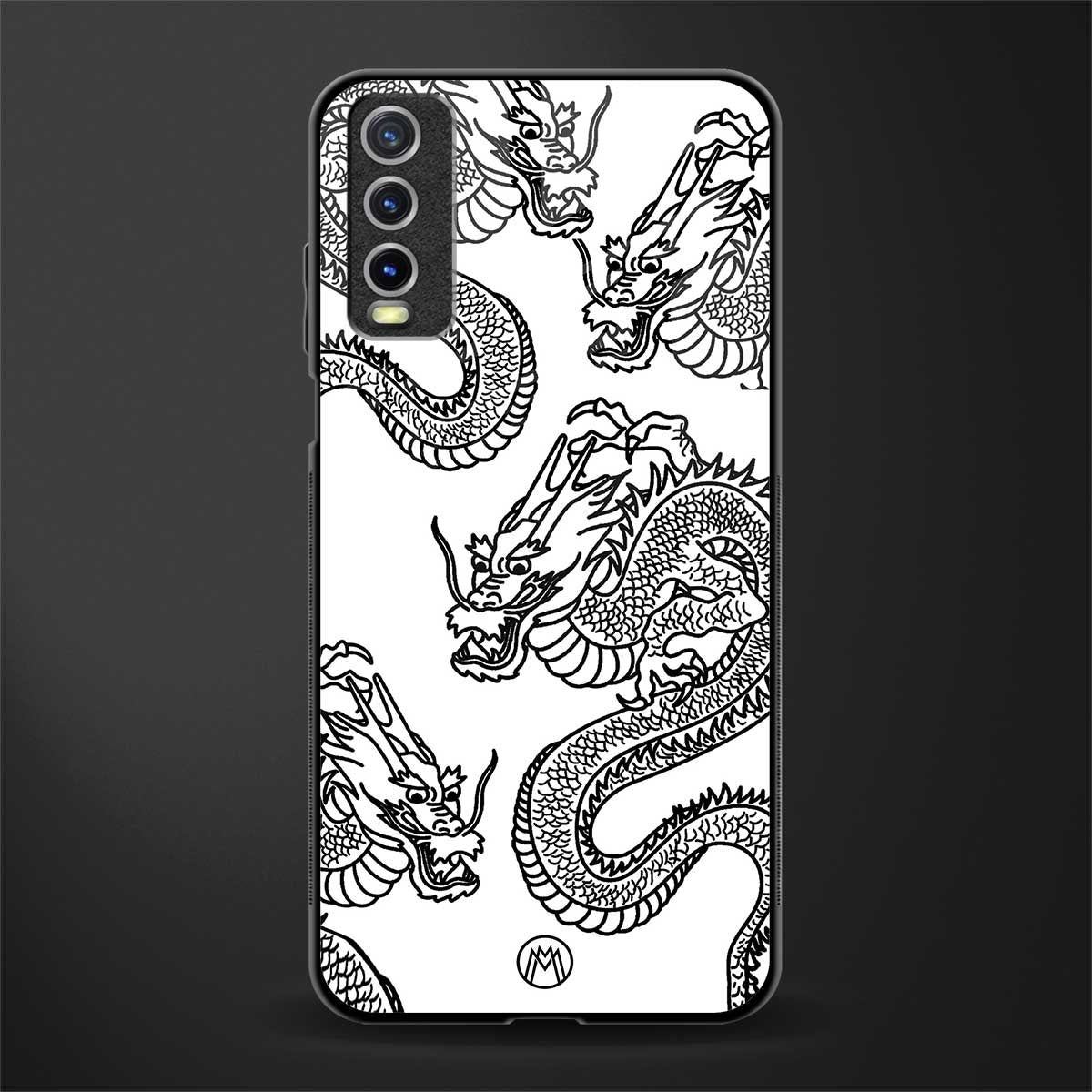 dragons lite glass case for vivo y20i vivo y20t image