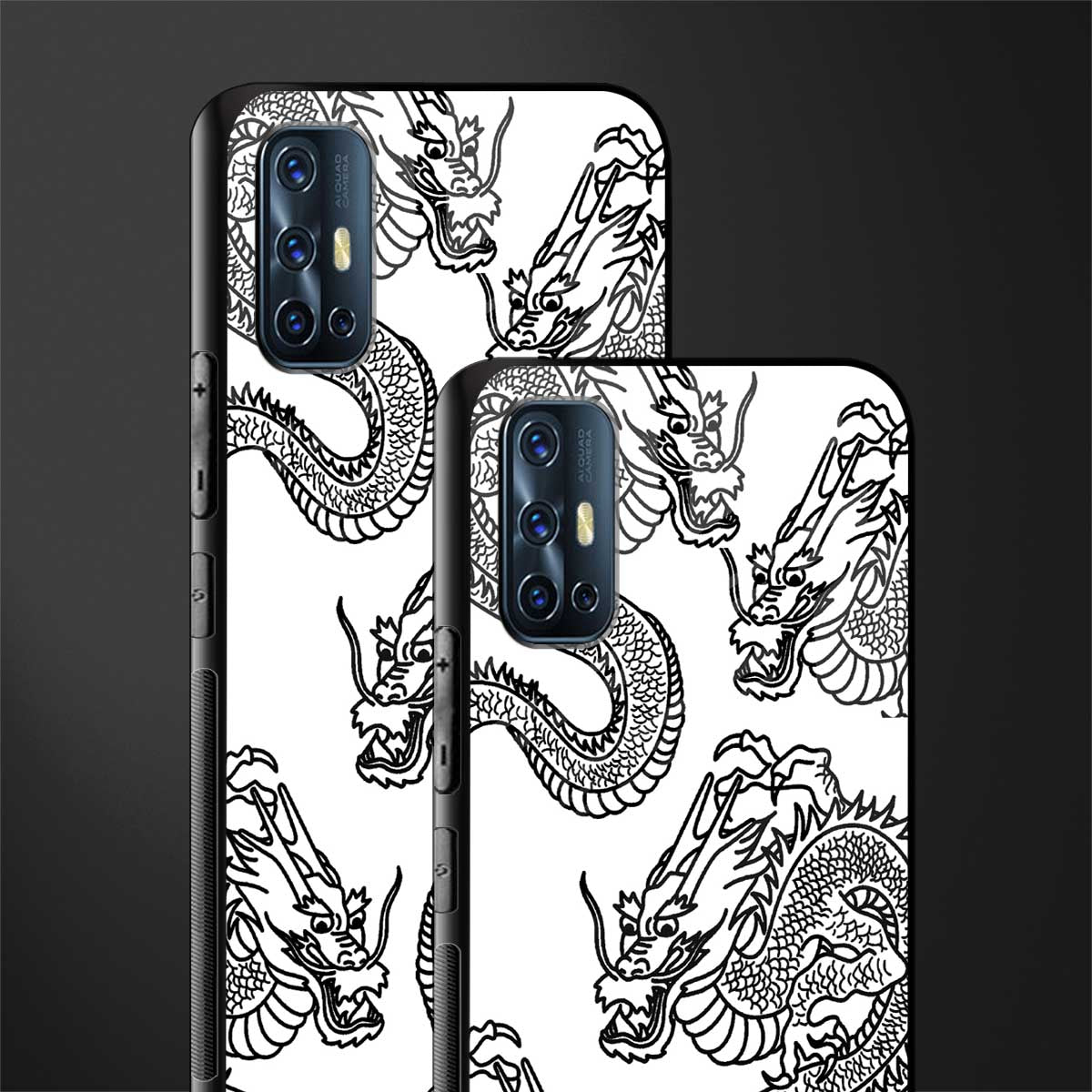 dragons lite glass case for vivo v17 image-2