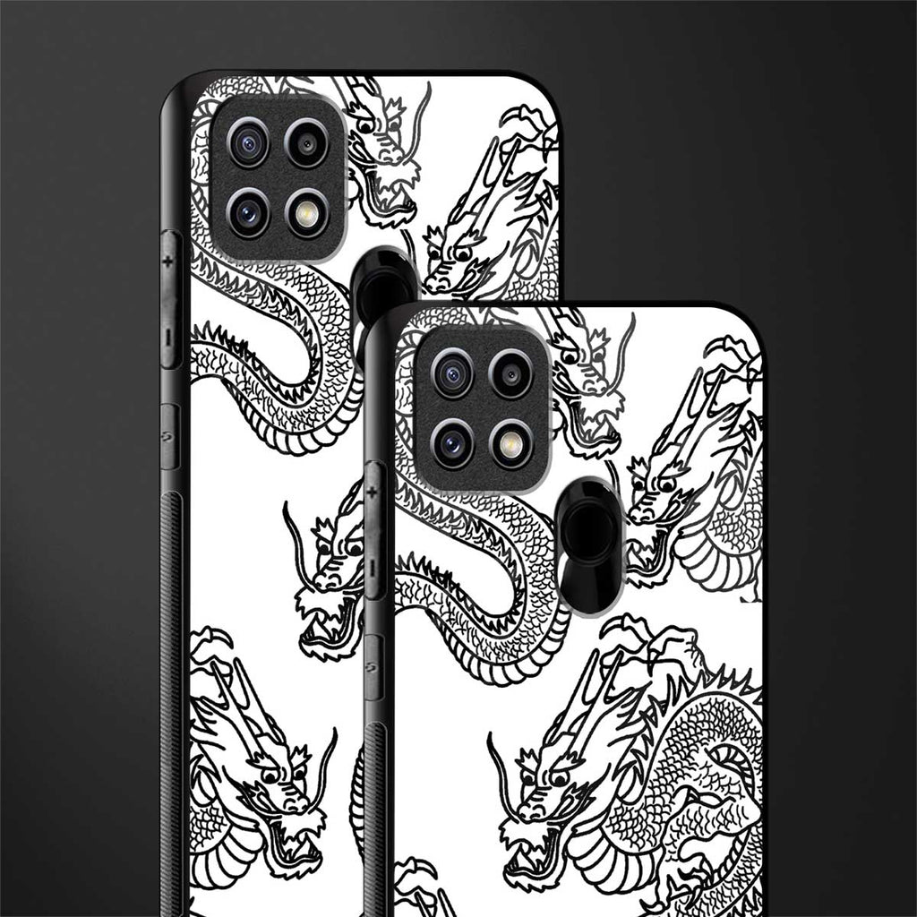 dragons lite glass case for oppo a15s image-2