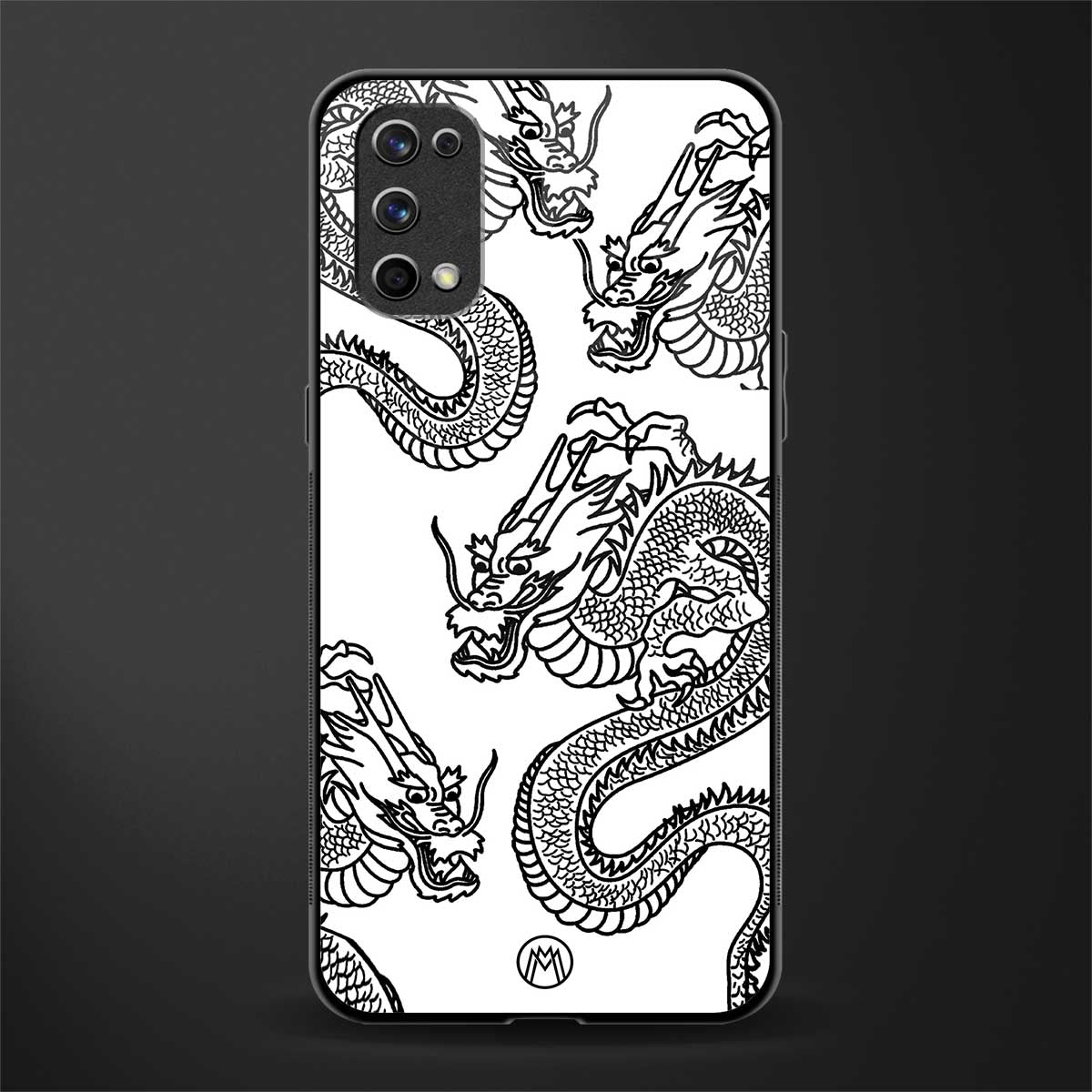 dragons lite glass case for realme 7 pro image