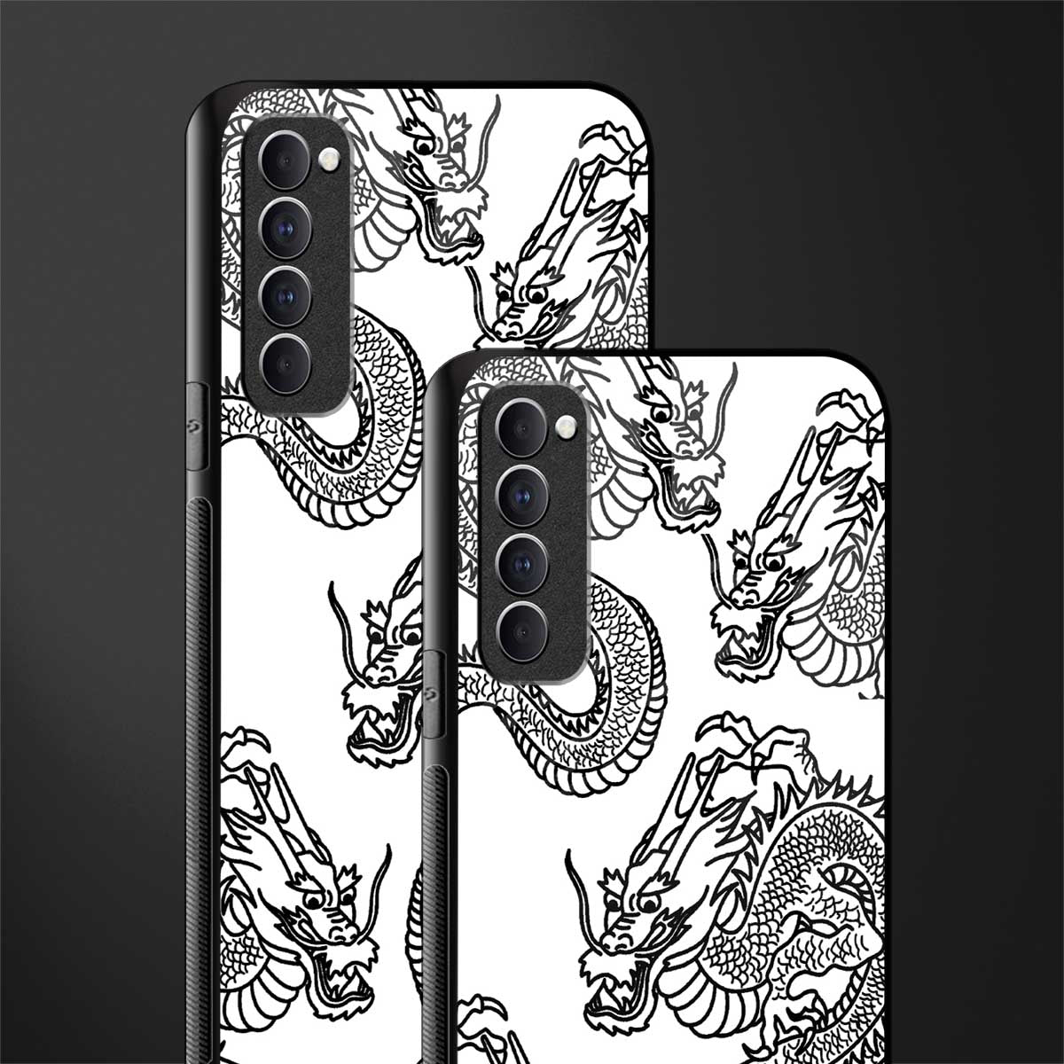 dragons lite glass case for oppo reno 4 pro image-2