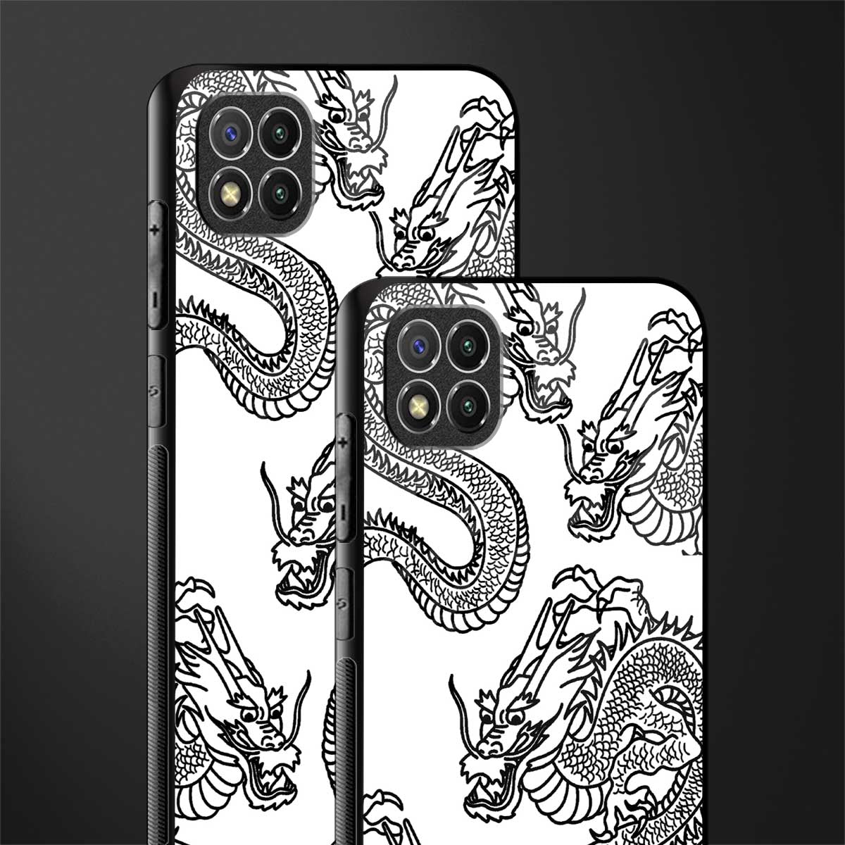 dragons lite glass case for poco c3 image-2