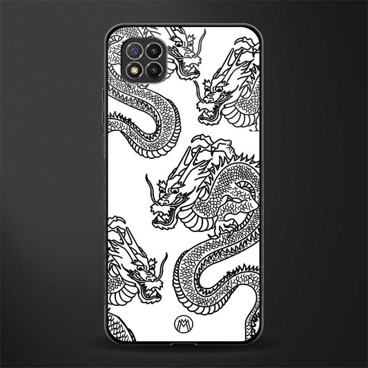 dragons lite glass case for poco c3 image