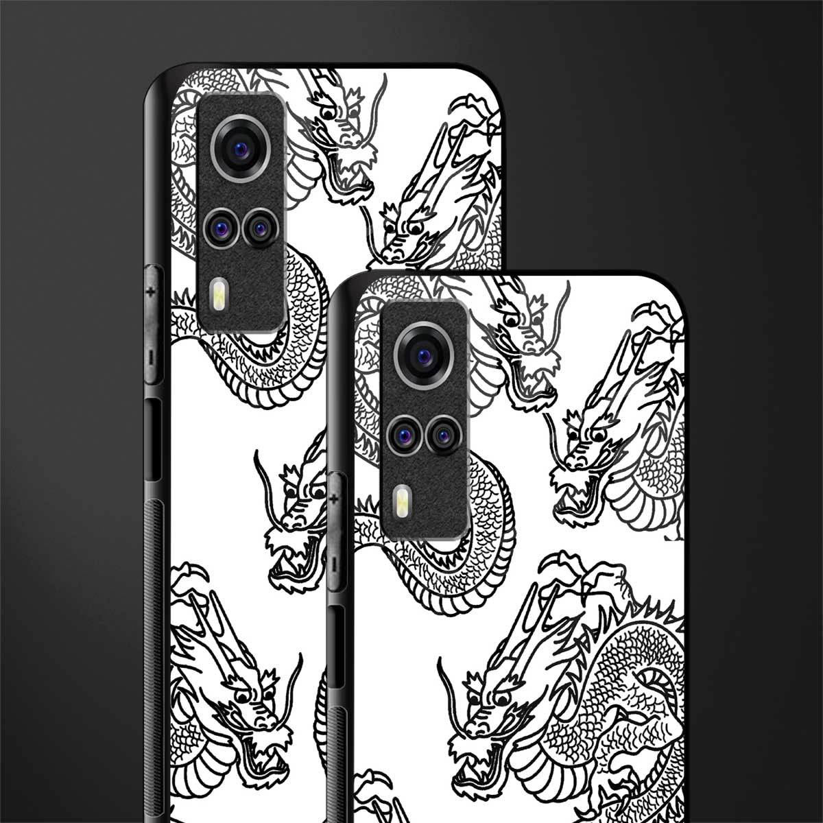 dragons lite glass case for vivo y51a image-2