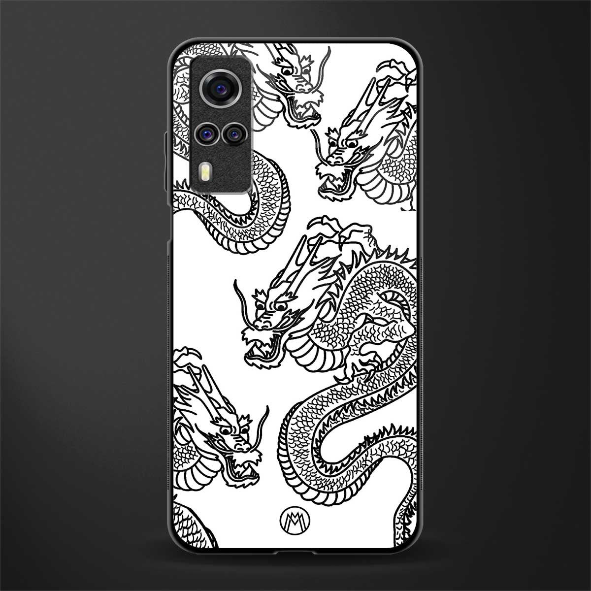 dragons lite glass case for vivo y51a image