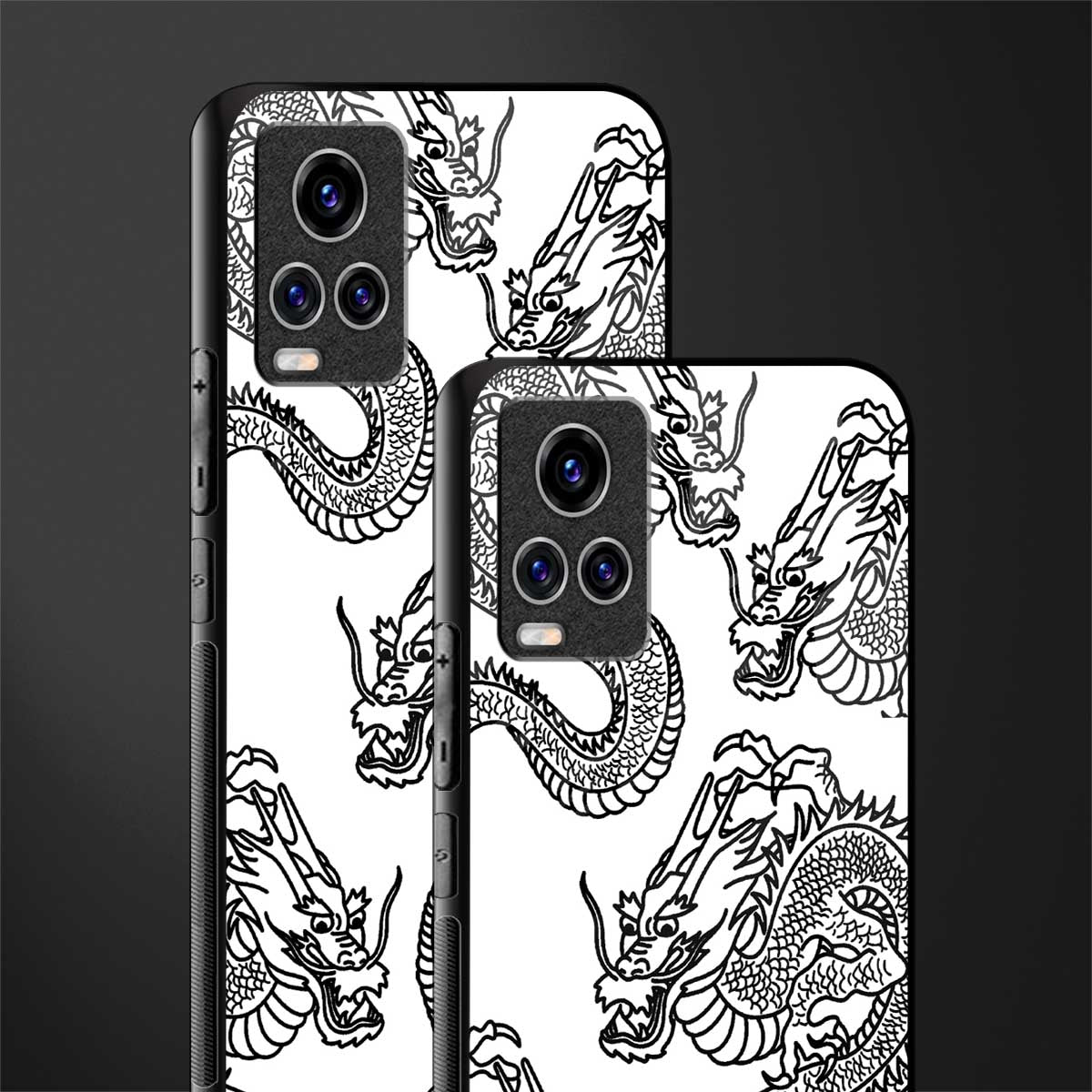 dragons lite glass case for vivo v20 pro image-2