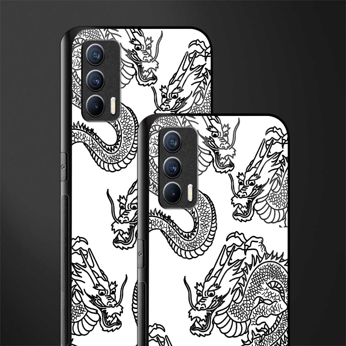 dragons lite glass case for realme x7 image-2