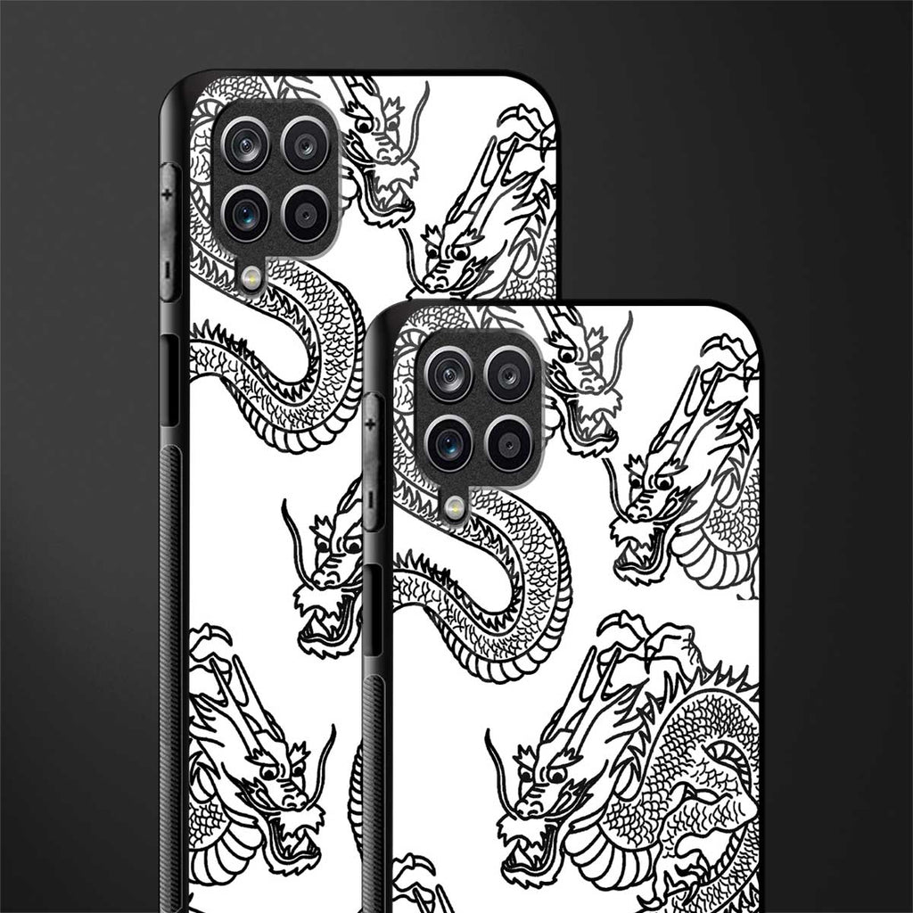 dragons lite glass case for samsung galaxy a12 image-2