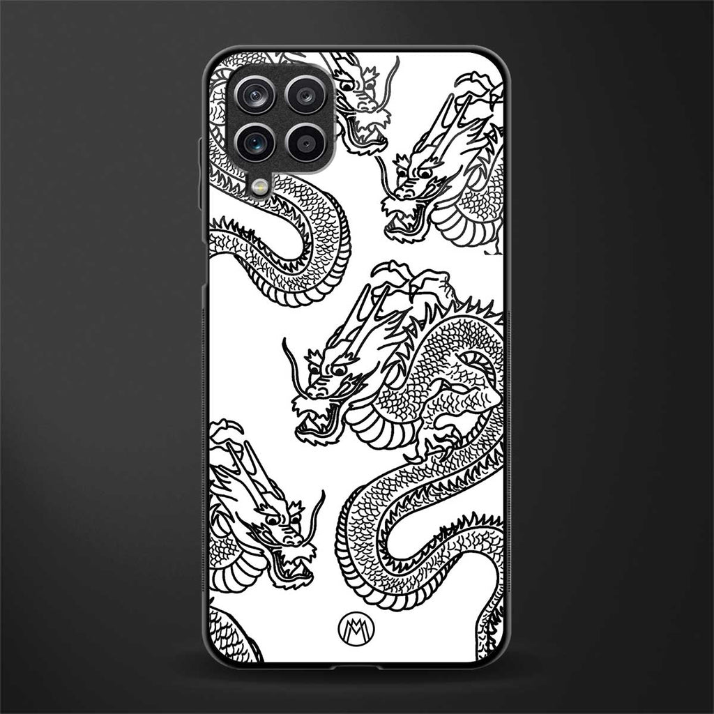 dragons lite glass case for samsung galaxy a12 image